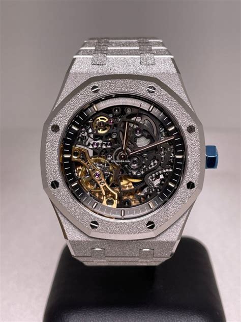 ap frosted white gold skeleton.